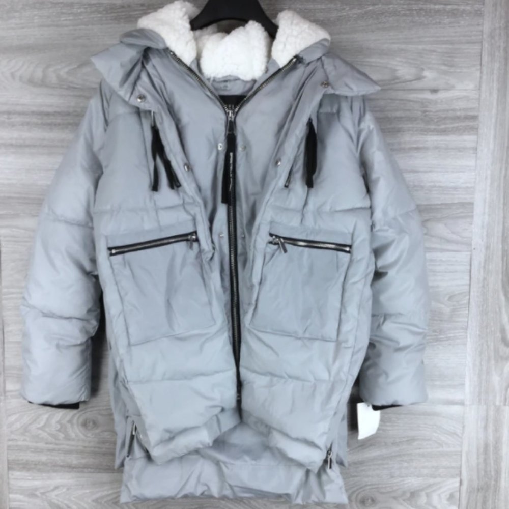 Bagatelle Sport Faux Shearling Lined Parka Jacket